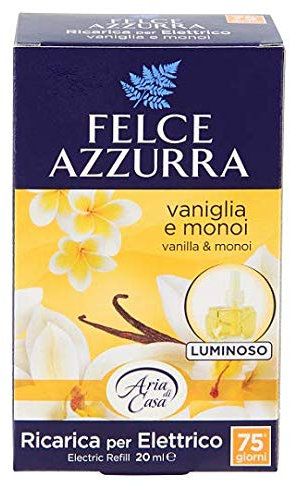 Felce Azzurra Aria Casa Vaniglia e Monoi Refil Deodorante per ambienti Ricarica per Diffusore 20 ml