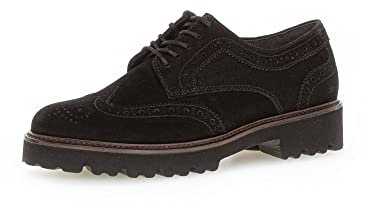 Gabor Damen Businessschuhe, Frauen Schnürschuhe,Best Fitting,Strassenschuhe,Schnuerung,lace-up Shoes,Low-tie,schwarz (Cognac),40 EU / 6.5 UK