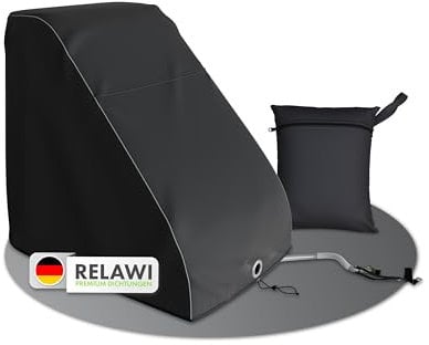 Universal Fahrradanhänger Abdeckung als Regenschutz und Sonnenschutz für Thule, Croozer Qeridoo,Hundeanhänger oder Kinderwagen -Perfektes Zubehör als Faltgarage und Regenverdeck