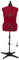 Adjustoform FG760 Diana 8-teilige verstellbare Kleiderform, Nylon, kirschrot, Large (UK Dress Size 22-26)