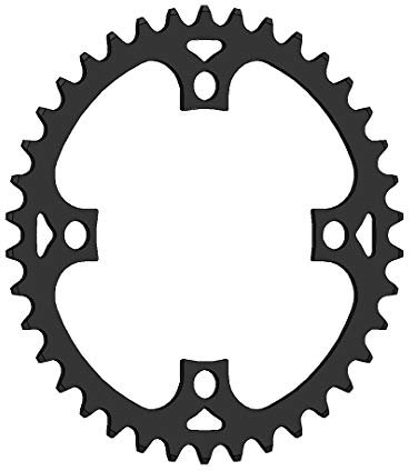 Esjot Kettenblatt für Bosch Gen 1, Gen 3 + Gen 4 42 Zähne | schwarz | Lochkreis: 104 mm | Ausführung