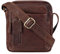 STILORD 'Jamie' Herren Ledertasche - Perfekt für Reisen & Alltag - Kleine Vintage Messenger Bag für 9.7 Zoll iPad - Moderne Schultertasche für Männer Echtleder, Farbe:maraska - dunkelbraun