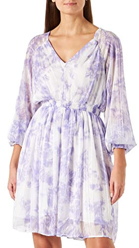 IZIA Vestido Midi, Color Lila, M para Mujer