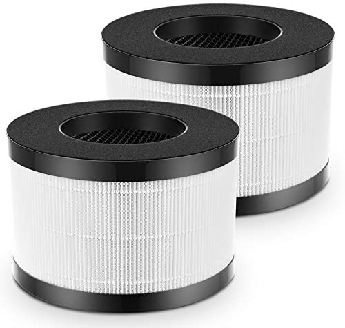 AP01 Filter Replacement ONLY Compatible with Himox AP01(H01) Air Purifier H13 True HEPA Filter For Himox Filter Replacement Powerful 3-Stage Filtration including Activated Carbon Layer, 2 Pack