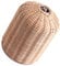 DOITOOL Tank Cover Made of Rattan Woven Tank Cover Tank Cover for Camping Gas Bottles Gas Stove Protection for Outdoor Use Covers for Septic Tanks Outdoor Can Lid
