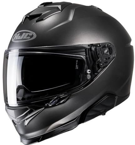 HJC, integralhelme motorrad I71 semi flat titanium, S