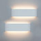 KICAAO 2 Stücke 12W Wandlampen LED Innen Wandleuchten Weiss Modern Up Down Licht Wandbeleuchtung Neutralweiss Treppenhuas Beleuchtung Flurlampen für Wohnzimmer Schlafzimmer Flur usw, aus Aluminium