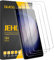 JEHOO 3 Pièces pour Samsung Galaxy S23/Samsung Galaxy S22 Verre Trempé, Sans Bulles Ultra Résistant HD Transparent Dureté 9H Glass Film de Vitre Protection d’Écran