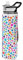 Mnsruu Rainbow Dots Wasserflasche mit Strohhalm, 1 Liter, Sportflasche, Tritan, BPA-frei, klare Trinkflasche für Erwachsene, Outdoor, Schule, Fitnessstudio, Reisen