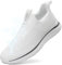 Sosenfer Zapatos de los Hombres Slip On Zapatillas de Deporte Fitness Entrenadores Transpirable sin Cordones Zapatos para Caminar Libre de la Mano de Ocio Slip-On Zapatos para el gimnasio-BAISE-43