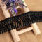 10 Yards 8cm Breite Schwarz Baumwolle Quaste Spitzenband Fransenbesatz Spitzenbesatz zum Nähen Fransenborte Quaste Trimmen Nähzubehör für Kostüme Bekleidung Vorhang Kleidung Tischdecke Hochzeit Deko