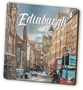 1 x Edinburgh Square Magnet - Scotland Scottish City Travel Holiday Fridge Magnetic Travel Holiday Family Friend Women Men #82335