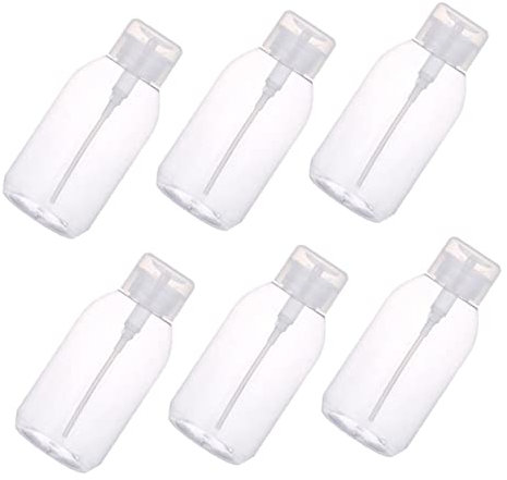 CANIGHT 6stücke Pressflasche Für Nagellackentferner Und Make-up-entferner Praktische Spenderflasche Für Kosmetikprodukte Für Zuhause Und Unterwegs