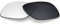 BlazerBuck Polarisierte Ersatzgläser für RayBan Chromance Aviator RB3543 59 mm Sonnenbrille, Transparent bis schwarz, photochrom, 0