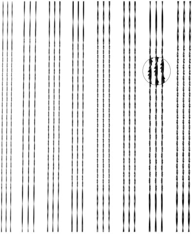 24 Stück Laubsägeblatt 130mm Spirallaubsägeblätter, Dekupiersägeblätter Nr. 1/2/3/4/5/6/7/8, Kohlenstoffstahl Laubsäge Laubblatt Scrubsägeblätter für Holz Kunststoff Metall