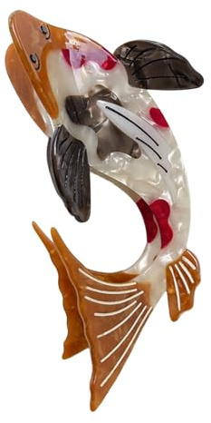 Einzigartige Haarklammer, große Haarklammer, Verzierung, schöne Wal-Ornament-Clips, klein