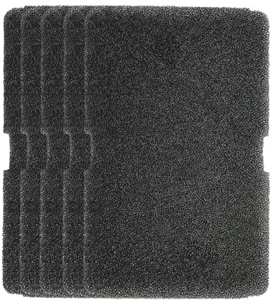 CeoxThao 5 Piezas Filtro para Secadora de Bomba de Calor, Secadoras Esponja de Filtro, Filtros de Esponja para Secador, Filtros de Pelusa Reutilizables, Fácil de Usar Adecuado para Lavadoras