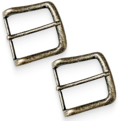 CanQuanSWZX 2 PCS Boucles de Ceinture 4,0 cm, Boucle de Ceinture en Métal Massif, Boucle Ardillon pour Ceinture Homme et Femme, Ceinture Interchangeable Jusqu'à 4 cm