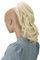 CAISHA 35cm Haarteil Helena Zopf Haarverlängerung mit Butterflyklammer Voluminös Gewellt Platinblond H133