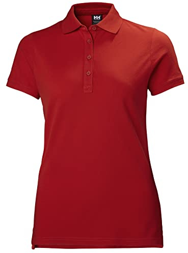 Helly Hansen Damen W Crew Pique 2 Polo, Rot, XS