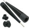 Kurbelverlängerung Kurbelstützen Wohnwagen Wohnmobil Anhänger 19 + 13 mm 240 mm schwarz