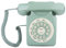 Dpofirs Grünes Vintage-Telefon, klassisches Retro-Festnetztelefon im Alten Stil, kabeebundenes europäisches Telefon mit großen Knöpfen für Home Desk Office-Dekorationsgeschenk