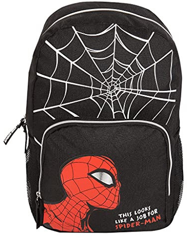 Marvel Comics Spiderman Web Head Boys Rucksack, Offizielle Ware. | Rächer-Superheld zurück zu Schule Rucksack, Geburtstag Geschenk-Idee für Jungen