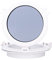 10in Round Portlight Porthole Tempered Glass Opening Window With White ABS Plastic Trim Port Hole for Marine Boat Yacht RV White