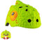 Crazy Safety Kinder Fahrradhelm | Fahrradhelm Kinder 2-7 Jahren für Fahrrad, Skateboard, Radsport, Laufrad, Tretroller, Inlineskates | Leichter und Verstellbarer 3D Tierhelm 49-55 cm (Chamäleon Grün)