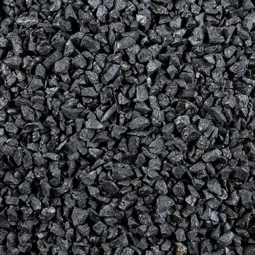 Sassi ciottoli colorati Nero Ebano 8-12 mm 10 Kg decorazione giardino pietre colorate Vivaio di Castelletto