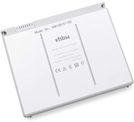 vhbw batteria sostituisce Apple A1121, A1148, A1150, A1175, A1405, M9325, M9756, MA348 per laptop notebook (5500mAh, 10,8V, Li-Ion)