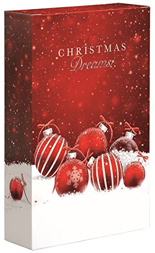 10 Stück Weihnachtstraum - Faltschachtel für drei Flaschen Wein, Geschenkkarton, Flaschenkarton, Präsentkarton (3er)