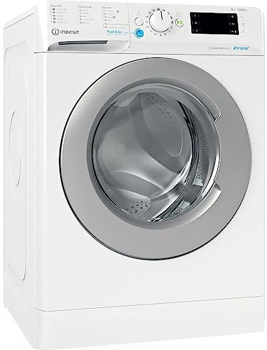 Lavatrice a libera installazione a carica frontale Indesit: 9,0 kg - BWE 91285X WS IT