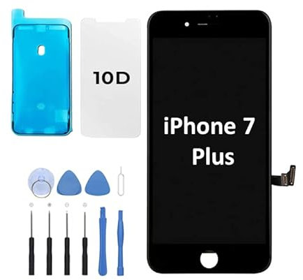 Zee Mobile London for iPhone 7 Plus LCD Screen Display Touch Digitizer Assembly Repair Kit Tools Set