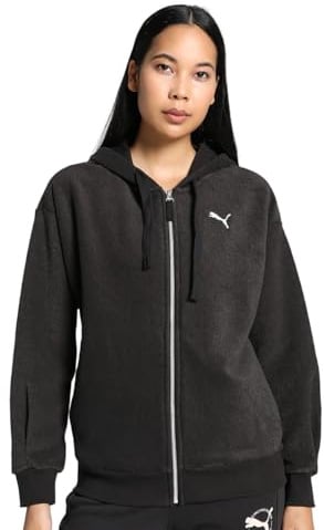 PUMA Damen Her Winterized Hoodie mit Durchgehendem Reißverschluss Schweiß