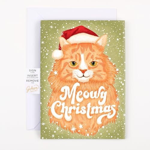 Joker Greeting Endless Meowy Christmas With Glitter - Greeting Card - Weihnachten - Musical - Familie und Freunde
