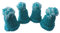 Tischdekoration - 4 Eierwärmer - Mützen Farbe - Nr. X013