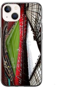 Man U Football Stadium Hard Silicone Rubber Phone Case Cover for iPhone (select phone model in order details) (iPhone 7 & 8)