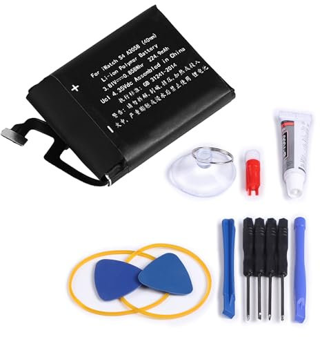 SHAWOROCE Batería A2058 compatible con Apple iWatch Series 4 S4 40 mm A1975 A1977 A2007 batería recargable de polímero de litio de 3,81 V 224,9 mAh (S4-40 mm-A2058)