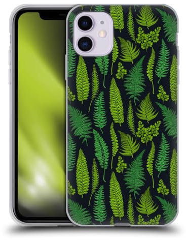 Head Case Designs Offizielle Katerina Kirilova Grüns Kunst Soft Gel Handyhülle Hülle kompatibel mit Apple iPhone 11