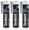 Hemway - Construction All-In-One Hybrid Polymer Sealant & Adhesive - Light Grey | Anti-Mould, Waterproof & Paintable | 300 ml (3 Pack)