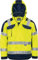 Vizwell Winter Warnschutz Arbeitsjacke leuchtgelb mit Kapuze Gr.5XL
