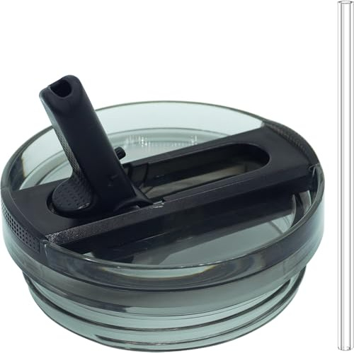 Dreamfocus 64 oz Leak Proof Flip Straw Lid Replacement for Stanley 64 oz Quencher H2.0 and ProTour Tumbler