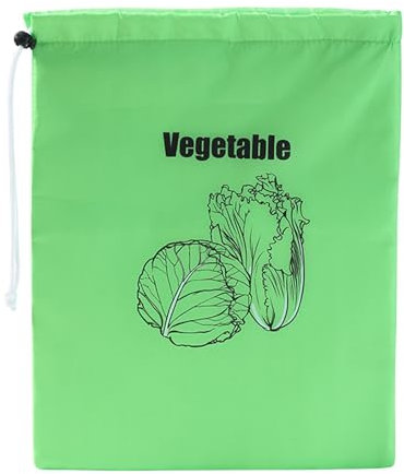 Sac de conservation pour salade – Conservateur de fruits et de stockage | Récipient alimentaire réutilisable, sac isotherme avec fermeture réglable pour la maison