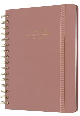 Kokonote Terminplaner 2025 2026 Kalender 2026 Buchkalender Rose Nude Planer Schülerkalender Studienplaner 2025/2026 - Wochenplaner Schulplaner 2025 A5 - Schulanfang Geschenke Schulsachen Aesthetic