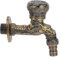 CLISPEED Robinet Mural Laiton Antique avec Dragon Design Unique pour Salle de Bains Cuisine Extérieur Robinet pour Applications Variées