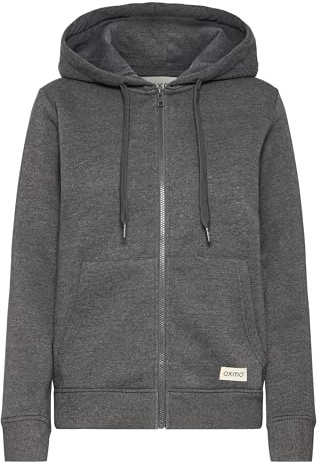 OXMO OXKaren Damen Sweatjacke Kapuzenjacke Hoodie mit Kapuze