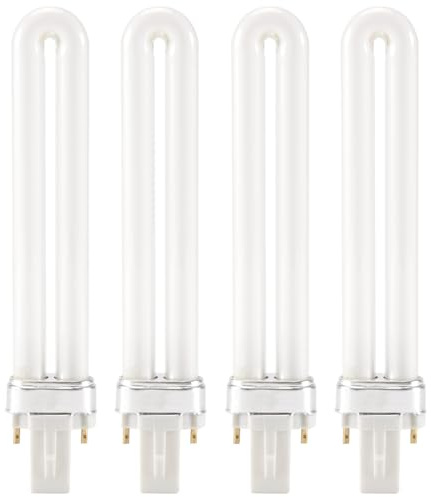 susaa 4 x 9W Nail UV Light Bulb Tube Replacement for 36w UV Curing Lamp Dryer