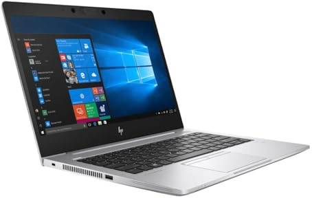 HP EliteBook 830 G6 13,3 Zoll 1920x1080 Full HD Intel Core i5 8365U 512GB SSD Festplatte 12GB Speicher Windows 11 Pro Webcam Notebook Laptop (Generalüberholt)