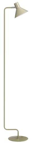 Beliani Stehlampe Eisen hellgrün mit verstellbarem Schirm Kegelform 154 cm Modern Rimava